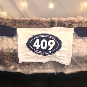 Shaw Shop Original PSU Off the Shoulder Crop